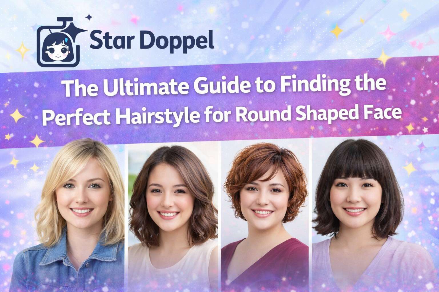 Hairstyle For Round Shaped Face