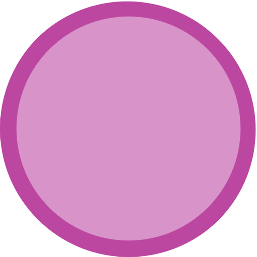 Round face shape icon