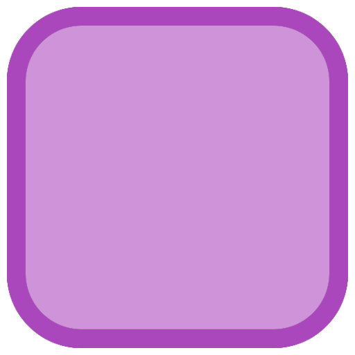 Square face shape icon